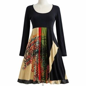 Y2K Paramita Dress Small 100% cotton Eco Friendly  festival whimsy goth